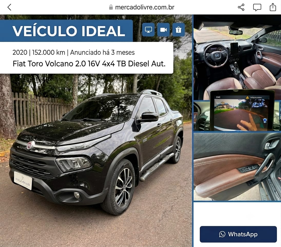 Fiat Toro Vulcano Diesel
